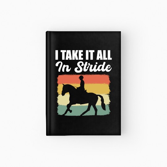 Horse Racing Equestrian Hardcover Journal