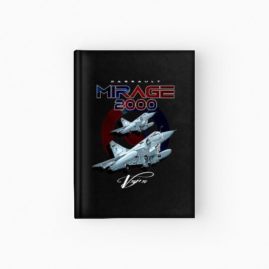 Dassault Mirage 2000 French Vintage Multi-Role Fig Hardcover Journal