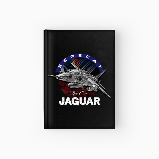 Sepecat Jaguar British-French Fighterjet Military Hardcover Journal