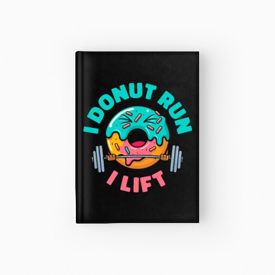 Fitness Donut Donut Gym Hardcover Journal
