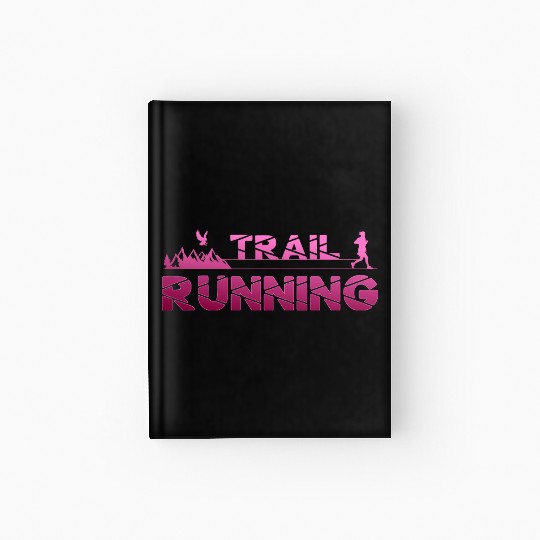 Trail Running Eagle Mountains Forest Shoes Pink. Hardcover Journal