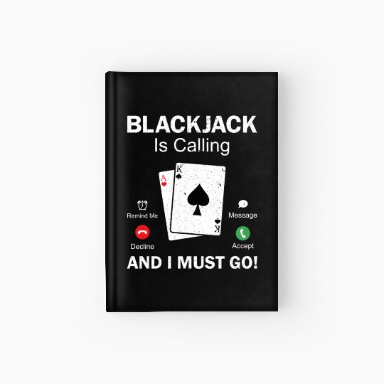 Blackjack Gambling 21 Blackjack Hardcover Journal