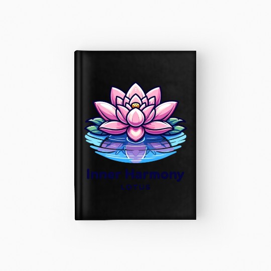 nner Harmony Lotus - Serene Water & Flower Design Hardcover Journal