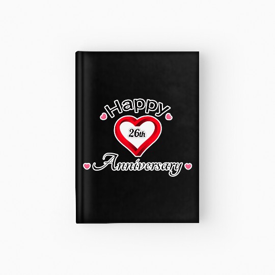 anniversary 26th Hardcover Journal