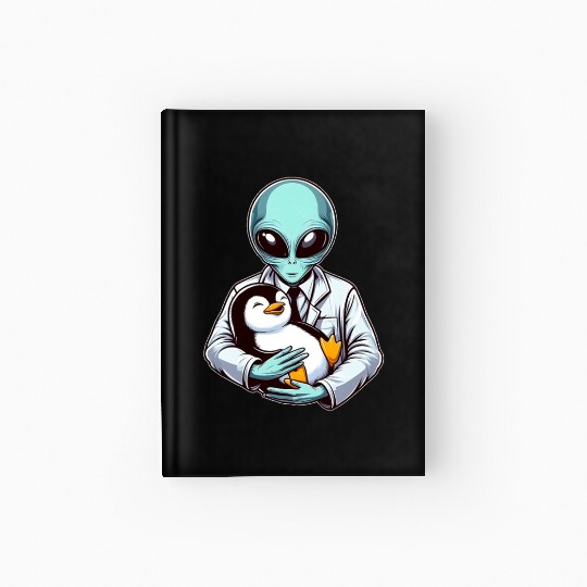 Alien Embracing Penguin Hardcover Journal