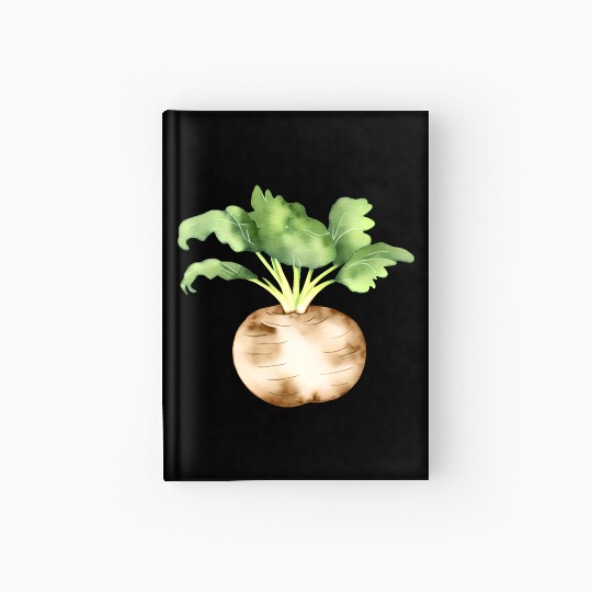Fresh Turnip Hardcover Journal