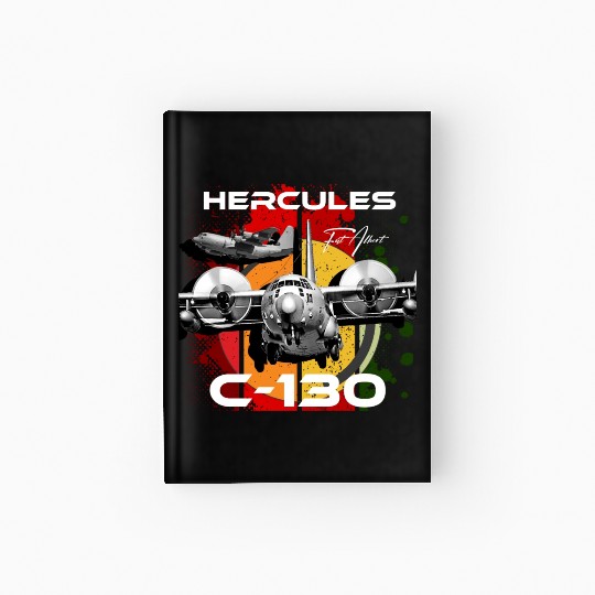 C-130 Hercules Military Aircraft Hardcover Journal
