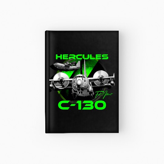 C-130 Hercules Military Aircraft Hardcover Journal