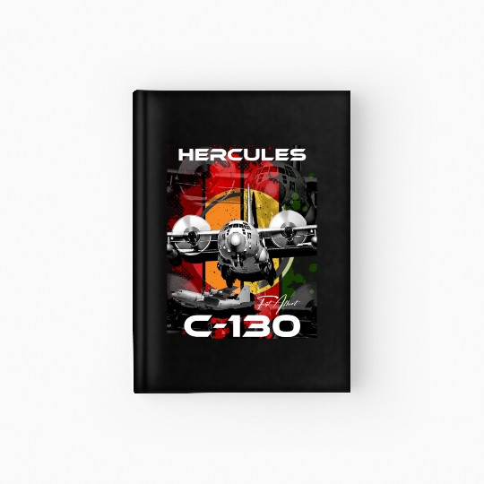 C-130 Hercules Military Aircraft Hardcover Journal