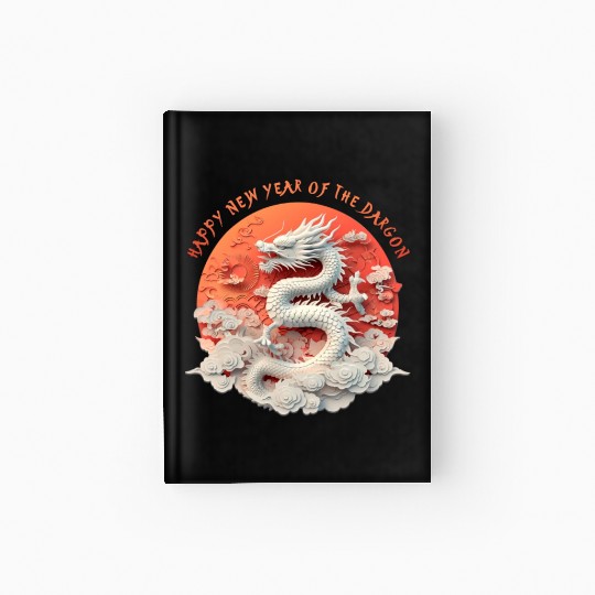 Fantasy Dragon: Happy New Year of the Dragon! Hardcover Journal