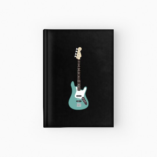 Seafoam Green Bass Hardcover Journal