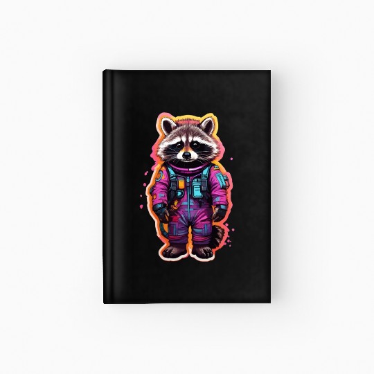 Raccoon Hardcover Journal