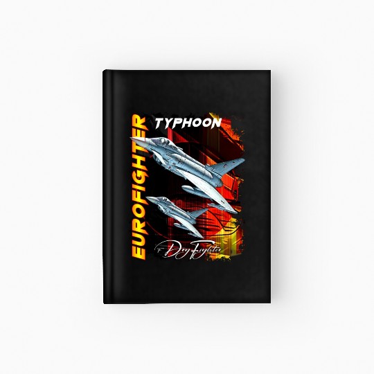 Eurofighter Typhoonn Multirole fighter Jet Hardcover Journal