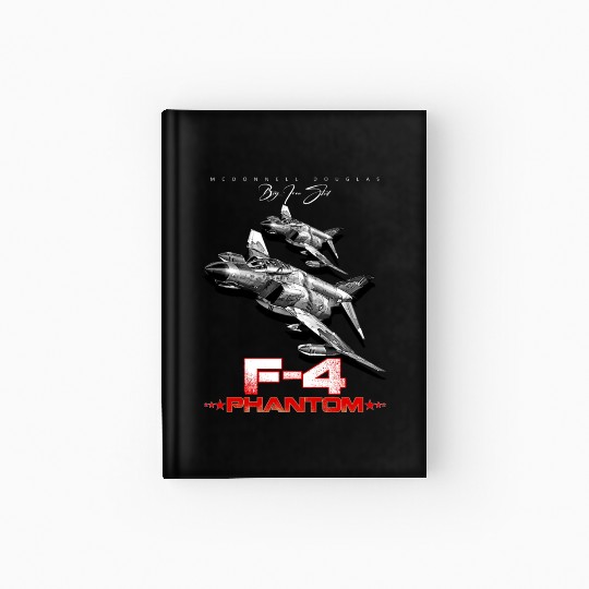 F-4 Phantom Us Air Force Fighter jet Hardcover Journal