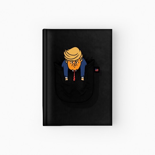 Trump Pocket USA Flag Hardcover Journal