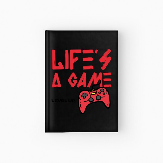 Life's a Game, Level Up Hardcover Journal