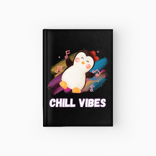 Joyful Penguin Harmony: Arctic Dance Delight Hardcover Journal