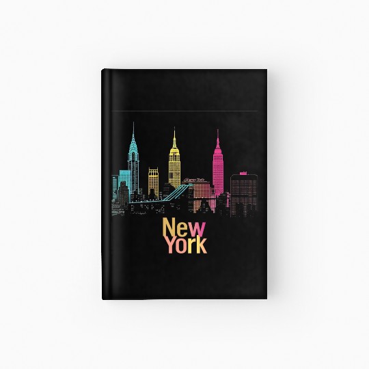 New York City Skyline Hardcover Journal