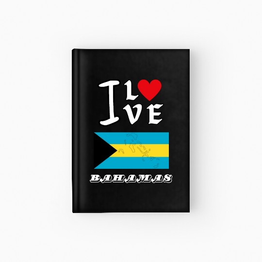 I Love Bahamas Hardcover Journal