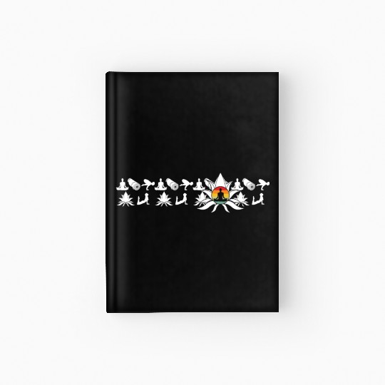 Yoga Namaste Meditation Lotus Zen Yoga Hardcover Journal