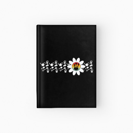 Gardening Plants Gardener Botany Botanical Flower Hardcover Journal