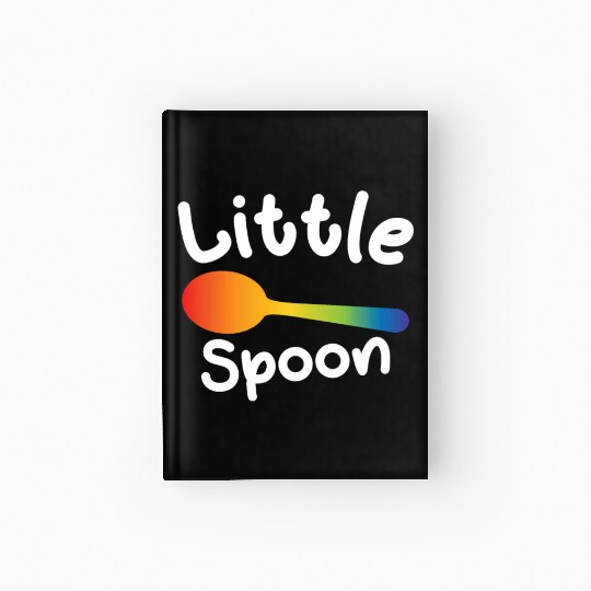 Little Spoon LGBT Pride Gay Lesbian Couple Love Hardcover Journal