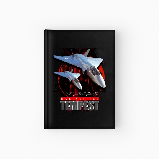 BAE Systems Tempest Next-Generation Fighter Jet Hardcover Journal