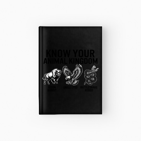Animal Hardcover Journal, Know Your Animal Kingdom Bison