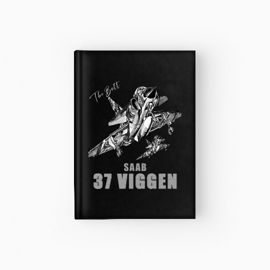 Saab 37 Viggen Swedish Multi Combat Aircraft Hardcover Journal