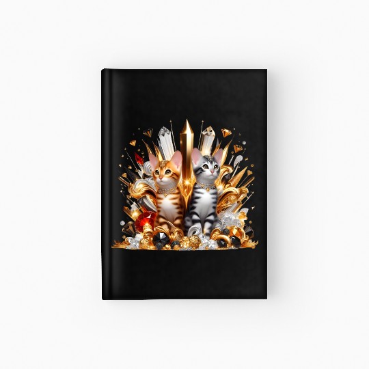 Bengal Kittens Beautiful Asian Cat Hardcover Journal