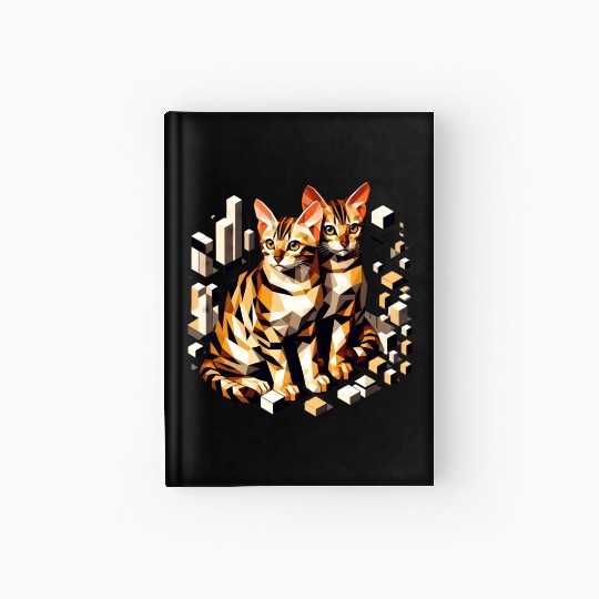 Bengal Kittens Cute Kittys Hardcover Journal