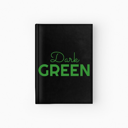 dark green color Hardcover Journal