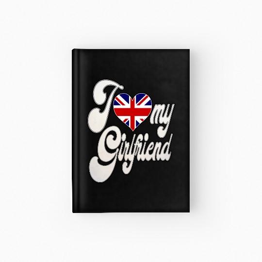 UKI Love My British Girlfriend Hardcover Journal