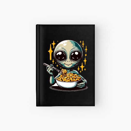 Galaxy Mac and Cheese | Sci-fi Comfort Food Gifts Hardcover Journal