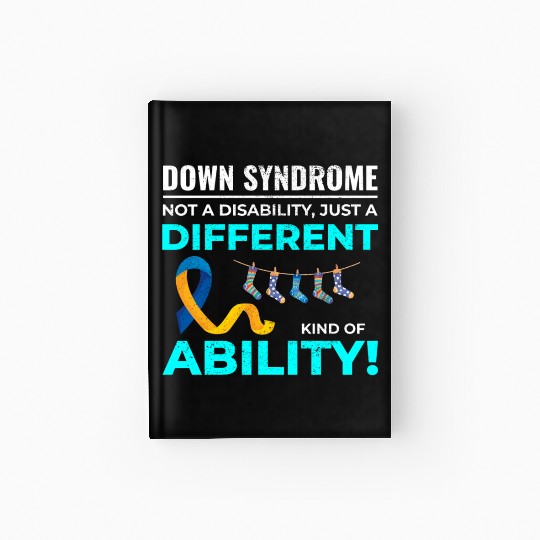 Down Syndrome Awareness Different Ability Hardcover Journal