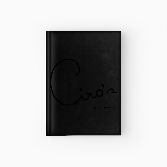 Ciro's Hollywood Club Sunset Strip Vintage Design Hardcover Journal