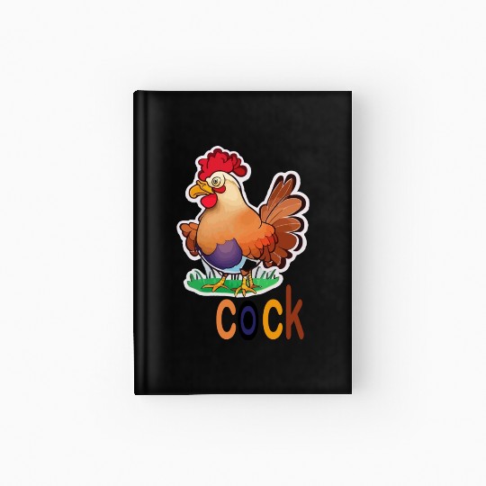 cute cock animal Hardcover Journal