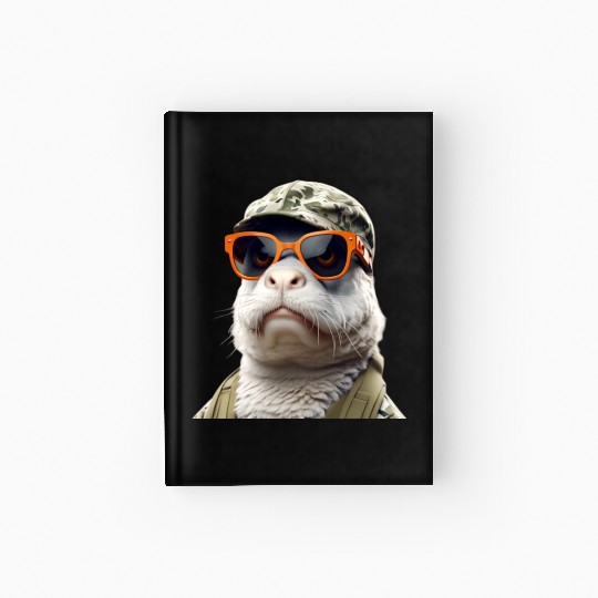 FUNNY Seal Hardcover Journal