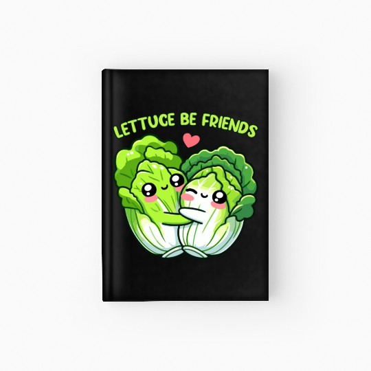 Lettuce Be Friends | Vegan Food Hardcover Journal