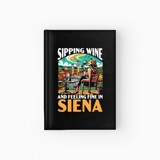 Siena Italy Travel Vacation Italian I Love Italy Hardcover Journal