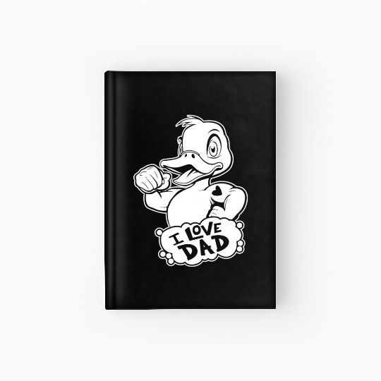Duck Goose Geese I Love Dad Hardcover Journal