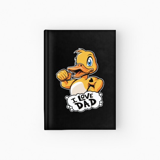 Duck Goose Geese I Love Dad Hardcover Journal