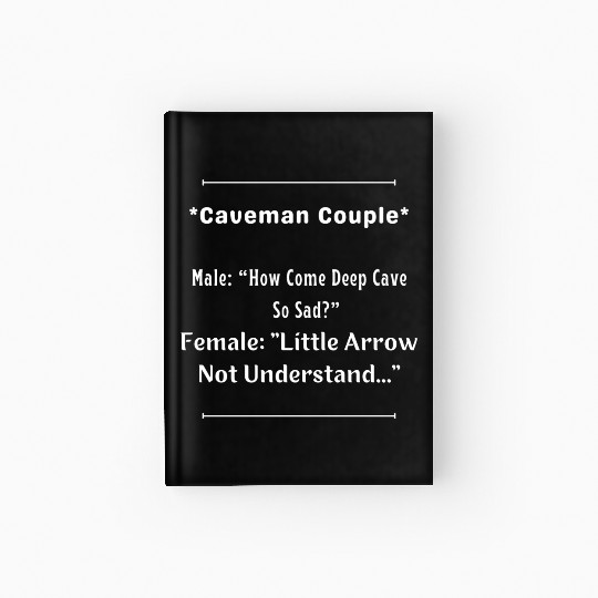 Caveman Couple Hardcover Journal