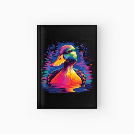 Watercolor Colorful Alpaca Colorful Animals Hardcover Journal