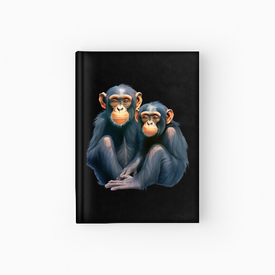 Cute Monkey for Kids for a Kid Hardcover Journal