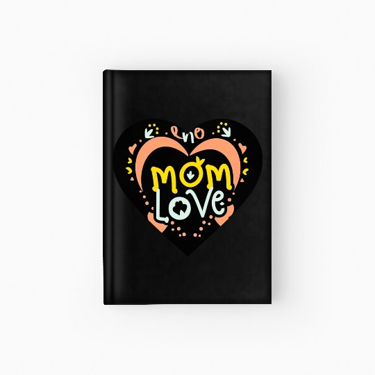 Love Mom Heart Design Hardcover Journal