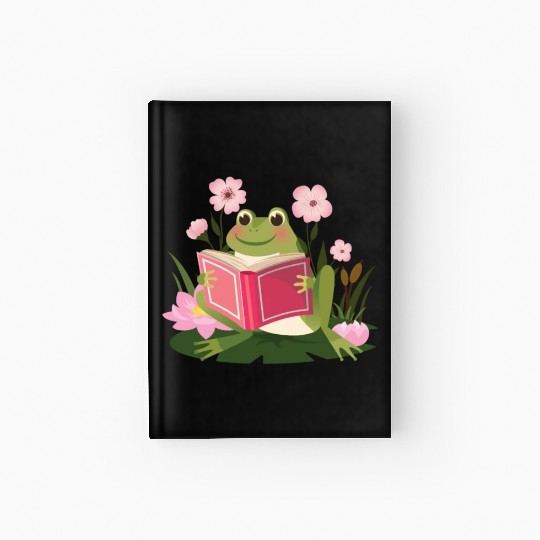 Frog Cottagecore Naturecore Children Hardcover Journal