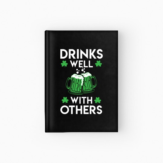 Green Beer St Patrick s Day Hardcover Journal