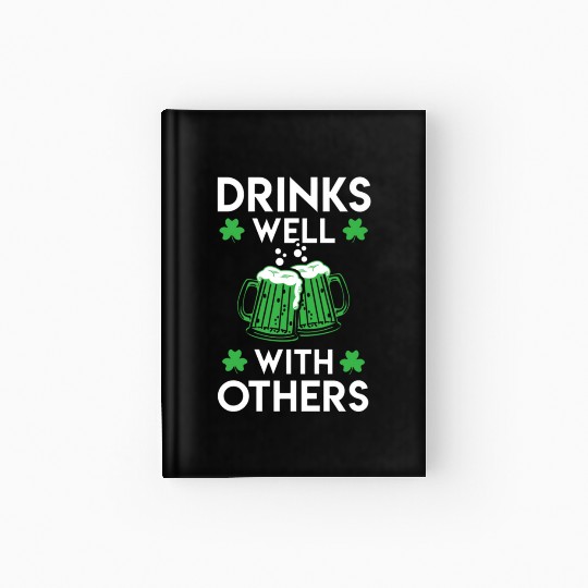 Green Beer St Patrick s Day Hardcover Journal