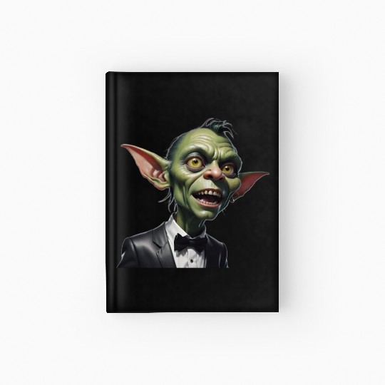 Green Goblin with Tuxedo Hardcover Journal